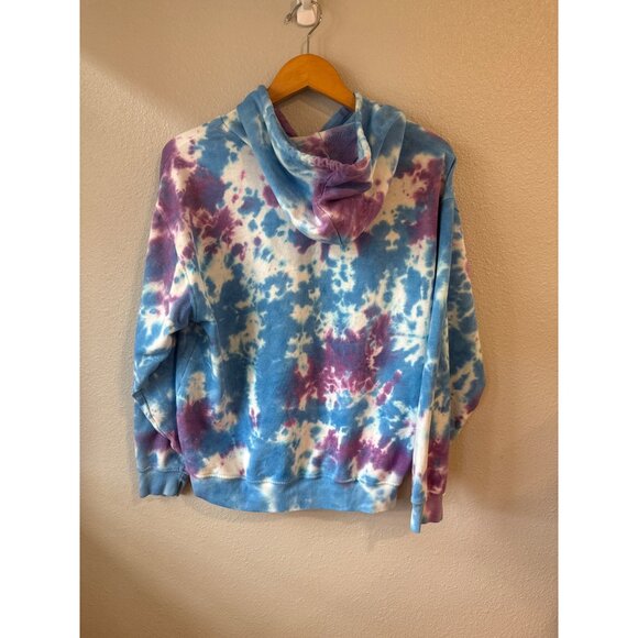 Looney Tunes Tie-Dye Hoodie M Wile E. Coyote Taz Bugs Bunny - Picture 8 of 8